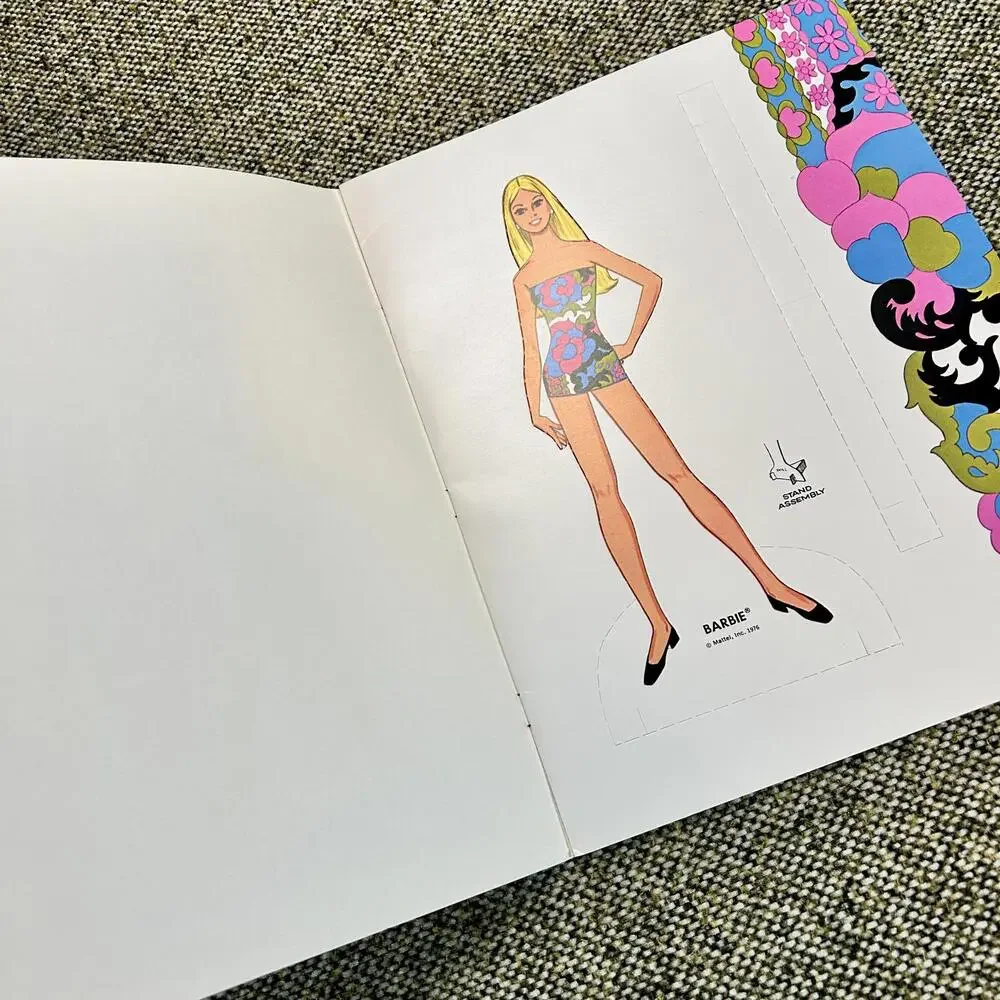 Whitman Barbie Paper Doll Fashion‎ Originals 1976 Uncut 1989 Reissue 1989
